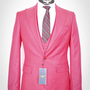 Three-piece Suit red