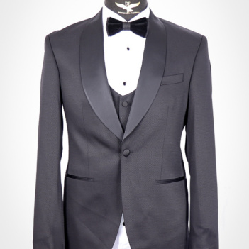 Three-piece Tuxedo Black